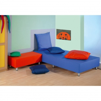 Sitzelemente-Set, bestehend aus 2 Elementen und 5 Kissen, Sitzelemente-Set, bestehend aus 2 Elementen und 5 Kissen,